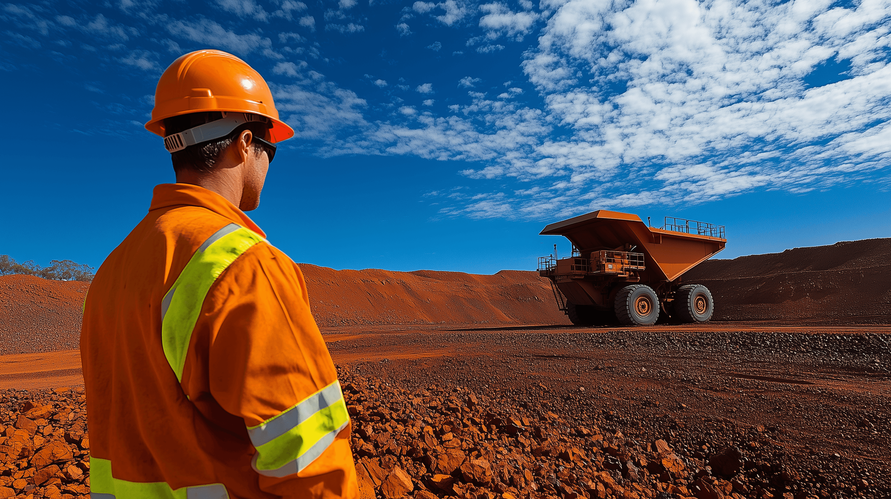 Hard rock and ore campaign crushing operation in Western Australia